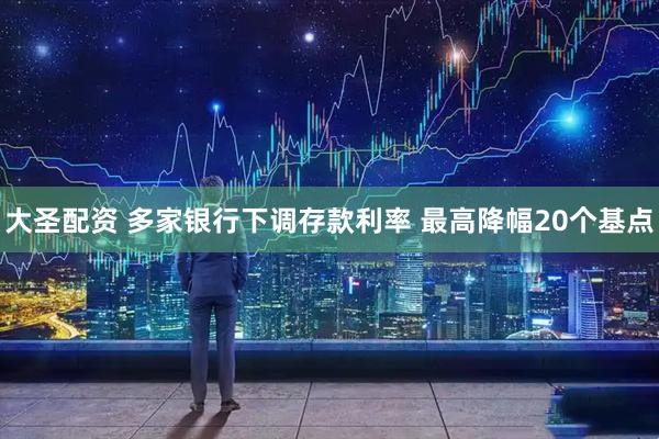 大圣配资 多家银行下调存款利率 最高降幅20个基点